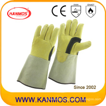 Genuine Cowhide Leather Industrial Safety Welding Work Gloves (11125)